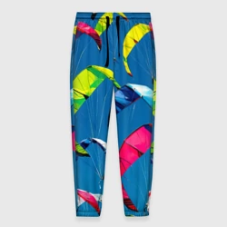 Мужские брюки 3D Радуга в небе: кайт-оркестр