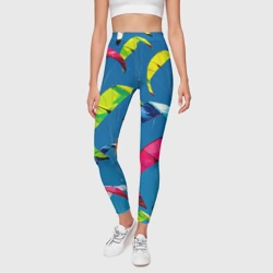 Леггинсы 3D Радуга в небе: кайт-оркестр - фото 2