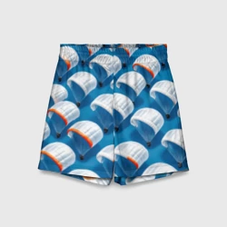 Детские спортивные шорты 3D Парашютный строй