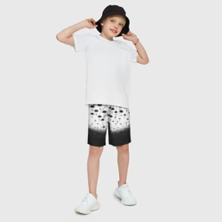 Детские спортивные шорты 3D Падающий каскад парашютов - фото 2