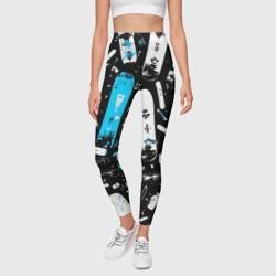 Леггинсы 3D Хаос сноубордов - фото 2