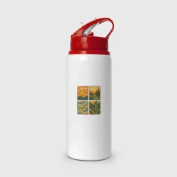 Бутылка для воды с трубочкой Forest Hiking
