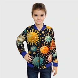 Детский бомбер 3D Калейдоскоп вирусов - фото 2