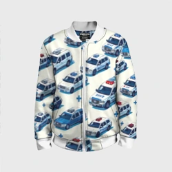 Детский бомбер 3D Машины экстренных служб