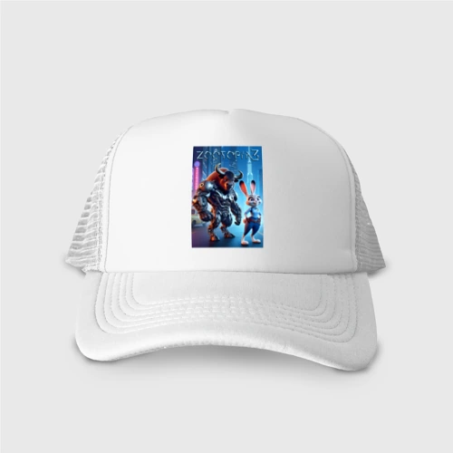 Кепка тракер с сеткой Chief Buffalo Bogo and police officer Judy Hopps