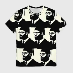Мужская футболка 3D Академический ритм