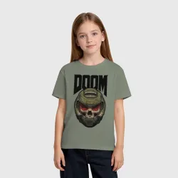 Детская футболка хлопок Doom helmet  - фото 2