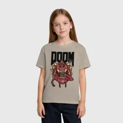 Детская футболка хлопок Hungry Cacodemon   - фото 2