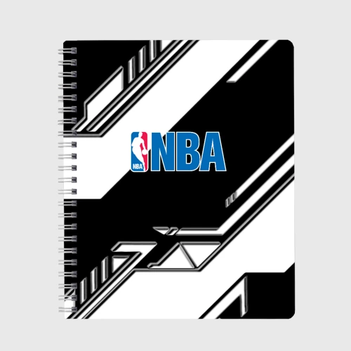 Тетрадь NBA geometry black