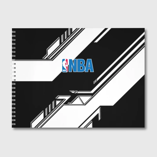 Альбом для рисования NBA geometry black