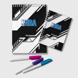 Блокнот NBA geometry black