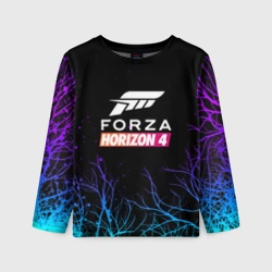 Детский лонгслив 3D Forza Horizon neon