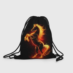 Рюкзак-мешок 3D Огненный конь - 2026