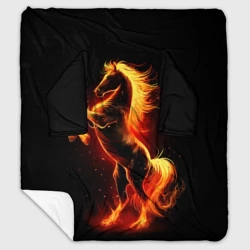 Плед с рукавами Огненный конь - 2026