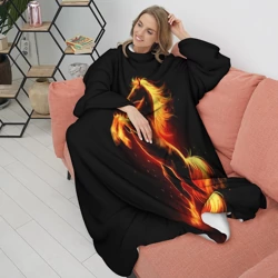 Плед с рукавами Огненный конь - 2026 - фото 2