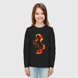 Детский лонгслив хлопок Огненный конь 2026 - фото 2