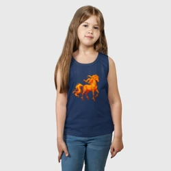 Детская майка хлопок Огненная лошадь - символ 2026 - фото 2