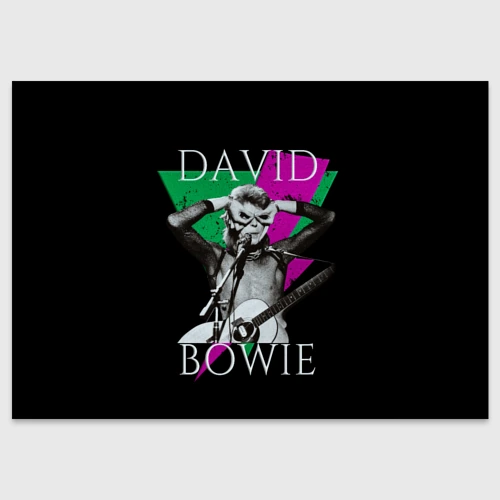 Поздравительная открытка David Bowie - hand goggles