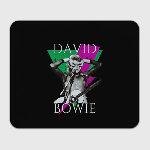 Прямоугольный коврик для мышки David Bowie - hand goggles