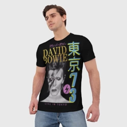 Мужская футболка 3D David Bowie - Tokyo 1973 - фото 2