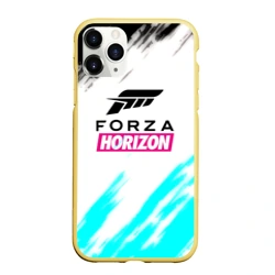 Чехол для iPhone 11 Pro Max матовый Forza horizon штрихи красок