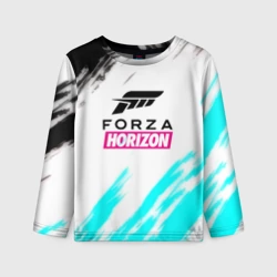 Детский лонгслив 3D Forza horizon штрихи красок