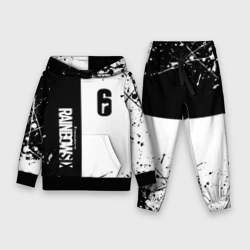 Детский костюм с толстовкой 3D Rainbow six краски текстура