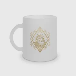 Кружка матовая стеклянная Art Deco Santa