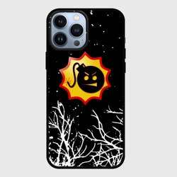 Чехол для iPhone 13 Pro Max Serious Sam белые деревья