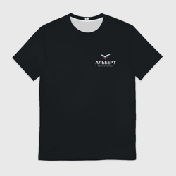 Мужская футболка 3D Альберт лого спорт стиль