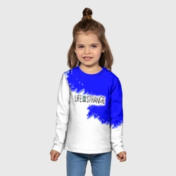 Детский лонгслив 3D Life Is Strange белые краски - фото 2