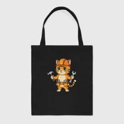 Шоппер BioNature Рыжий кот-монтажник