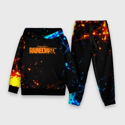 Детский костюм с толстовкой 3D Rainbow six битва красок