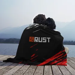 Плед 3D RUST штрихи красок текстура - фото 2