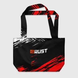 Пляжная сумка 3D RUST штрихи красок текстура