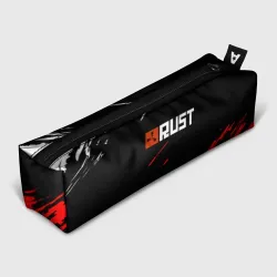 Пенал школьный 3D RUST штрихи красок текстура