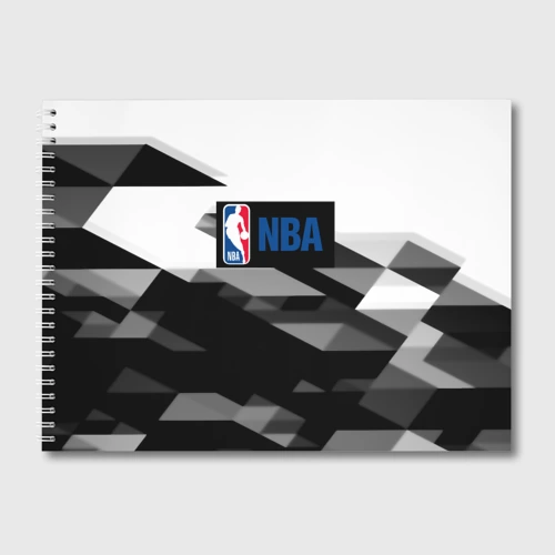 Альбом для рисования NBA geometry black