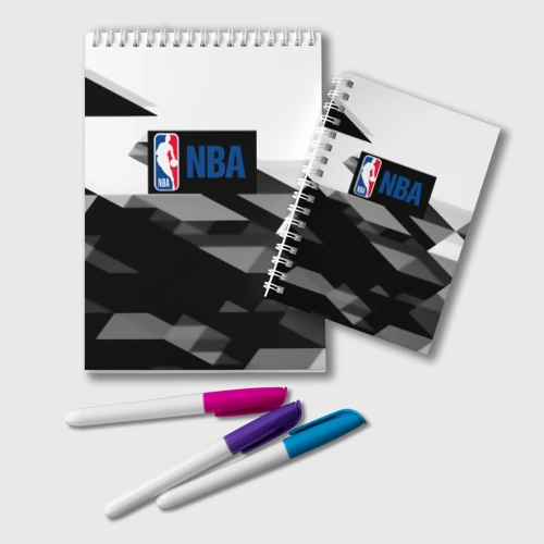 Блокнот NBA geometry black