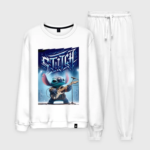Мужской костюм хлопок Лидер рок группы Stitch - соло на гитаре
