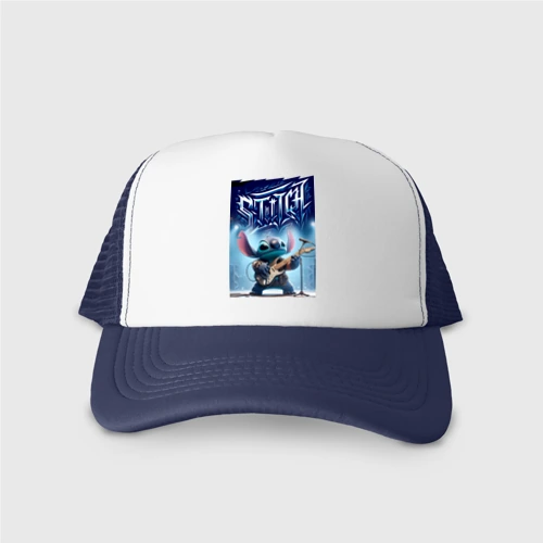 Кепка тракер с сеткой Лидер рок группы Stitch - соло на гитаре