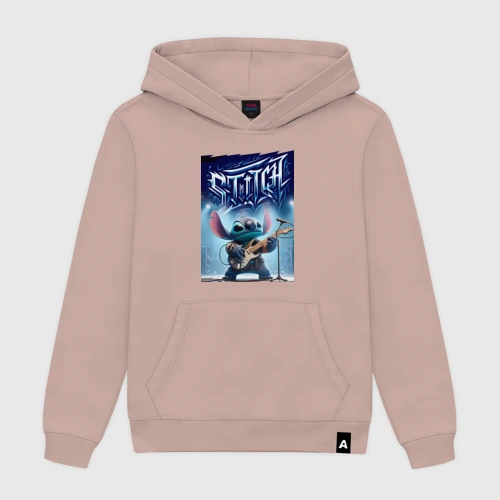 Мужская толстовка хлопок Лидер рок группы Stitch - соло на гитаре