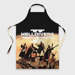 Фартук 3D Helldivers адские десантники
