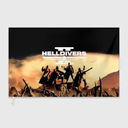 Флаг 3D Helldivers адские десантники