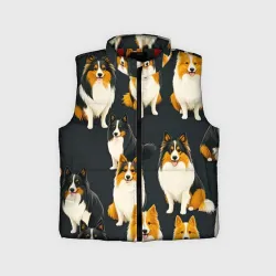 Детский жилет утепленный 3D Шеренга шелти