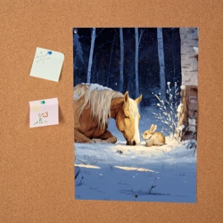 Постер Лошадь и заяц - фото 2