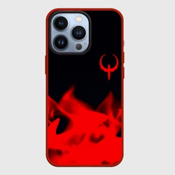 Чехол для iPhone 13 Pro Квейк красный огонь