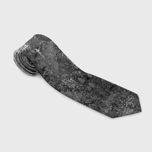 Галстук 3D Абстракция - aged gray surface