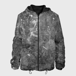 Мужская куртка 3D Абстракция - aged gray surface