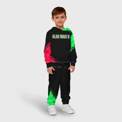 Детский костюм с толстовкой 3D Алан вейк полосы краски - фото 2