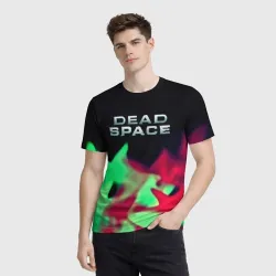 Мужская футболка 3D Dead space огонь - фото 2